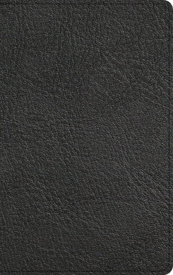 NASB Single-Column Personal Size Bible, Holman Handcrafted Collection, Black Premium Goatskin by Holman Bible Publishers