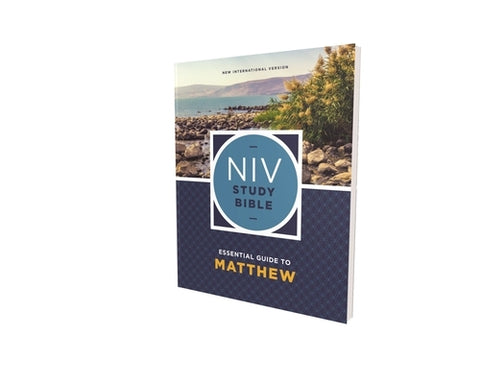 NIV Study Bible Essential Guide to Matthew, Paperback, Red Letter, Comfort Print Softcover by Barker, Kenneth