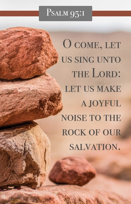 General Worship Bulletin: O Come (Package of 100): Psalm 95:1 (Kjv) by Broadman Church Supplies Staff