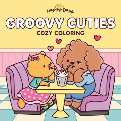Groovy Cuties: Cozy Coloring Book by Aiello, Elena