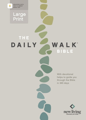 The Daily Walk Bible Large Print NLT (Softcover, Filament Enabled) by Tyndale