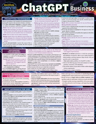 ChatGPT for Business: A Quickstudy Laminated Reference Guide by Blackwell, Frank