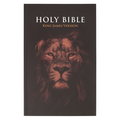 KJV Bible Outreach Softcover, Lion by Christian Art Gifts