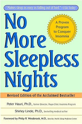 No More Sleepless Nights by Hauri, Peter