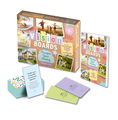 Vision Boards Manifest Your Destiny Kit: Includes 128-Page Book, 40 Cards, Stickers, and Vision Board by Niaguseva, Yulia