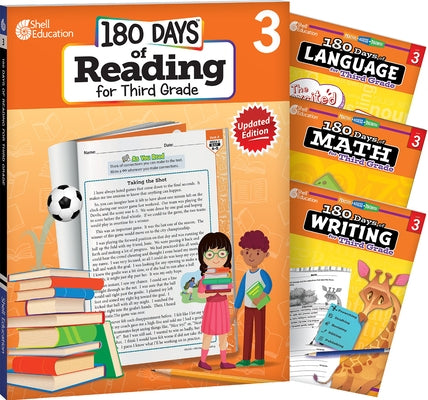 180 Days(tm) Reading, Math, Writing, & Language for Grade 3: 4-Book Set: Practice, Assess, Diagnose by Multiple Authors