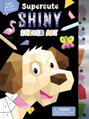 Supercute Shiny Sticker Art: Create and Color 12 Mosaics! by Igloobooks