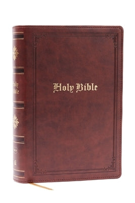 NKJV Bible: Personal Size Giant Print, Brown Leathersoft, Holy Bible, Red Letter, Comfort Print: New King James Version by Thomas Nelson