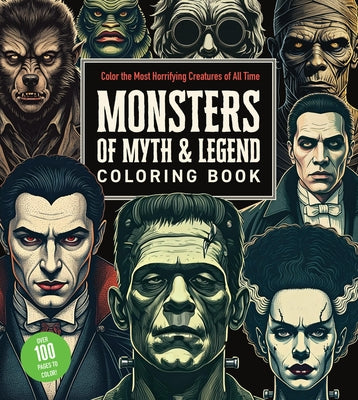 Monsters of Myth and Legend Coloring Book by Editors of Chartwell Books