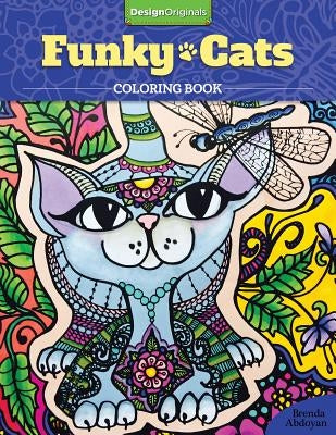 Funky Cats Coloring Book by Abdoyan, Brenda