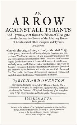 An Arrow Against All Tyrants by Overton, Richard