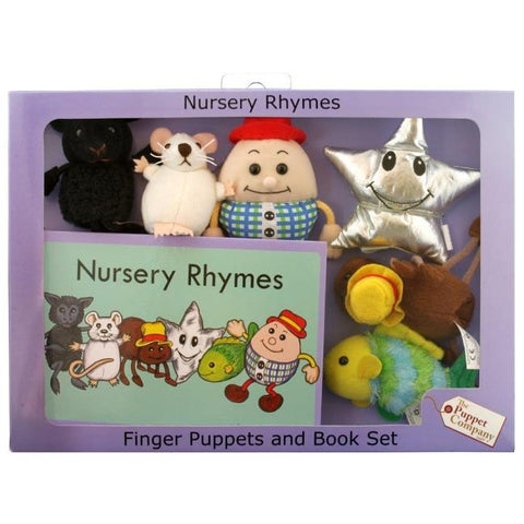Traditional Story Sets: Nursery Rhymes Puppet [With Plush Puppets] by The Puppet Company Ltd