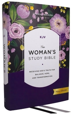 Kjv, the Woman's Study Bible, Hardcover, Red Letter, Full-Color Edition, Comfort Print: Receiving God's Truth for Balance, Hope, and Transformation by Patterson, Dorothy Kelley