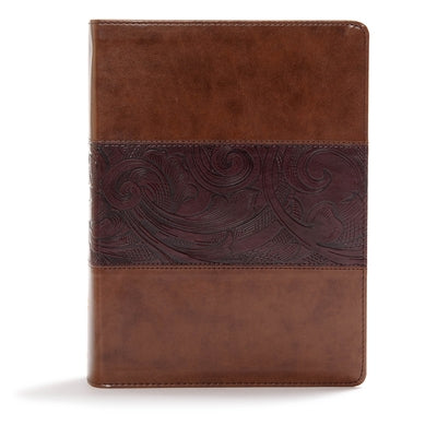 CSB Study Bible, Mahogany Leathertouch, Indexed: Faithful and True by Csb Bibles by Holman