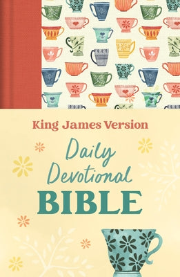 Daily Devotional Bible King James Version [Tangerine Tea Time] by Compiled by Barbour Staff
