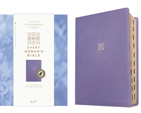 KJV Every Woman's Bible, Filament Enabled (Leatherlike, Periwinkle Purple, Indexed, Red Letter) by Tyndale
