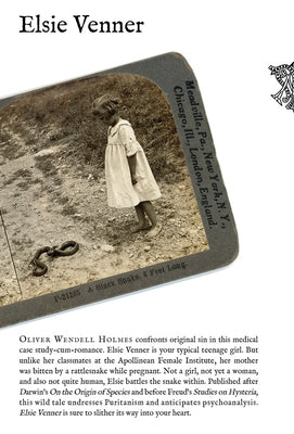 Elsie Venner by Holmes, Oliver Wendell