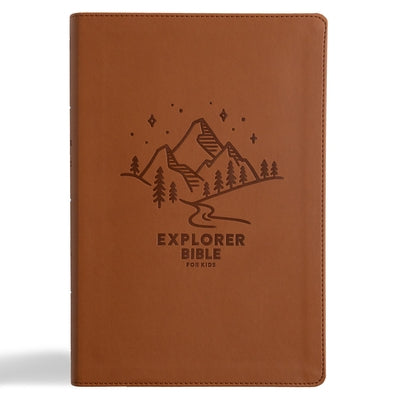 KJV Explorer Bible for Kids, Brown Leathertouch: Placing God's Word in the Middle of God's World by Holman Bible Publishers