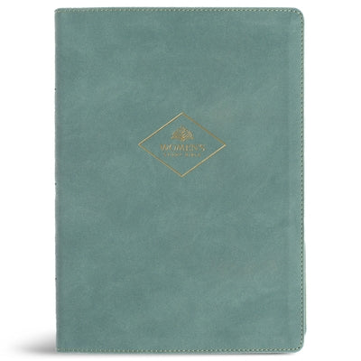 CSB Women's Study Bible, Earthen Teal Suedesoft Leathertouch by Dan Laing, Stefana
