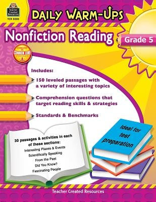 Daily Warm-Ups: Nonfiction Reading Grd 5 by Foster, Ruth