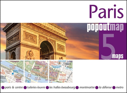 Paris Popout Map by Map, Popout