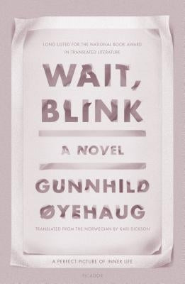 Wait, Blink: A Perfect Picture of Inner Life: A Novel by Øyehaug, Gunnhild