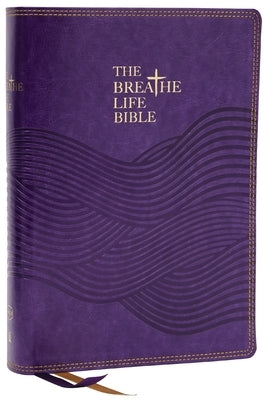 The Breathe Life Holy Bible: Faith in Action (Nkjv, Purple Leathersoft, Thumb Indexed, Red Letter, Comfort Print) by Jenkins, Michele Clark