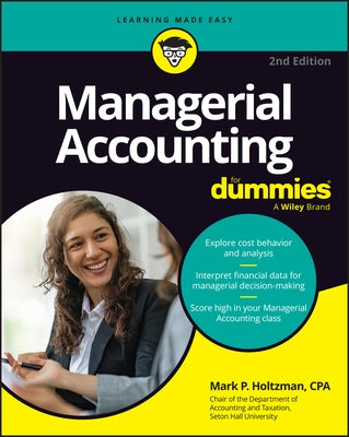 Managerial Accounting for Dummies by Holtzman, Mark P.