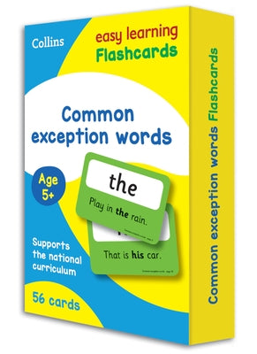 Collins Easy Learning Ks1 - Common Exception Words Flashcards by Collins Easy Learning