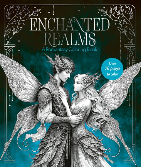 Enchanted Realms: A Romantasy Coloring Book by Farshore