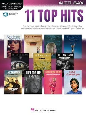 11 Top Hits for Alto Sax Instrumental Play-Along by 