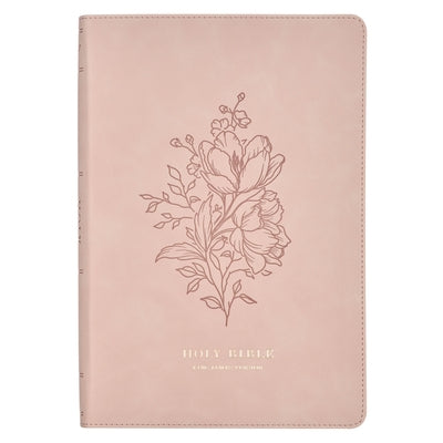KJV Bible Thinline LP Faux Leather Trust, Pink by Christian Art Gifts