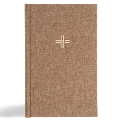 CSB Single-Column Personal Size Reference Bible, Brown Cloth Over Board by Csb Bibles by Holman