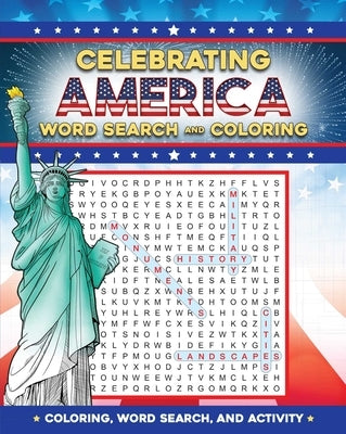 Celebrating America Word Search and Coloring by Editors of Thunder Bay Press