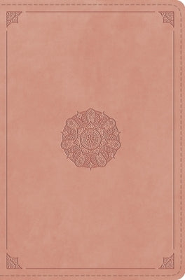 ESV Compact Bible, Red Letter (Trutone, Blush Rose, Emblem Design) by Esv Bibles
