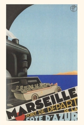Vintage Journal Marseille Travel Poster by Found Image Press