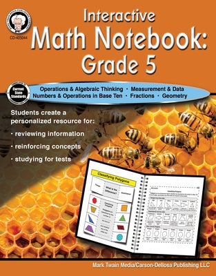 Interactive Math Notebook Resource Book, Grade 5 by Cameron