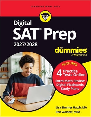 Digital SAT Prep 2027/2028 for Dummies: Book + 4 Full-Length Practice Tests & Flashcards Online by Hatch, Lisa Zimmer