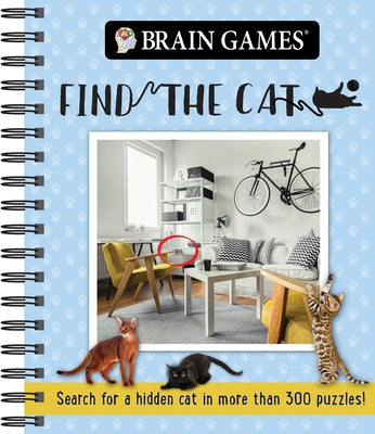 Brain Games - Find the Cat (384 Pages) by Publications International Ltd