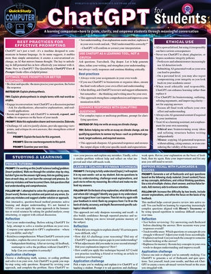 ChatGPT for Students: A Quickstudy Laminated Reference Guide by Blackwell, Frank