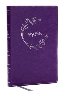 KJV Holy Bible, Ultra Thinline, Purple Leathersoft, Red Letter, Comfort Print by Thomas Nelson