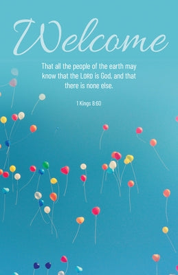 Church Homecoming Bulletin: All the People (Package of 100): 1 Kings 8:60 (Kjv) by Broadman Church Supplies Staff