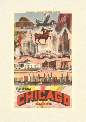 Vintage Lined Notebook Greetings from Chicago by Found Image Press
