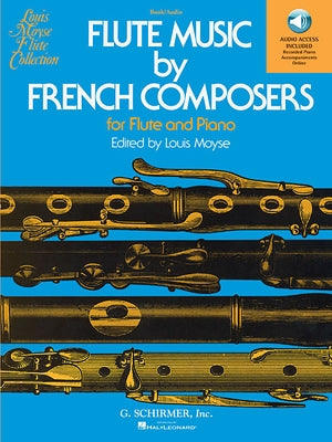 Flute Music by French Composers for Flute and Piano Book/Online Audio by Hal Leonard Corp