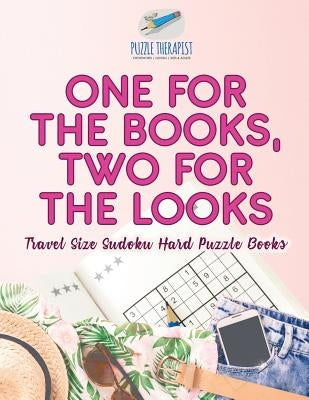 One for the Books, Two for the Looks Travel Size Sudoku Hard Puzzle Books by Puzzle Therapist