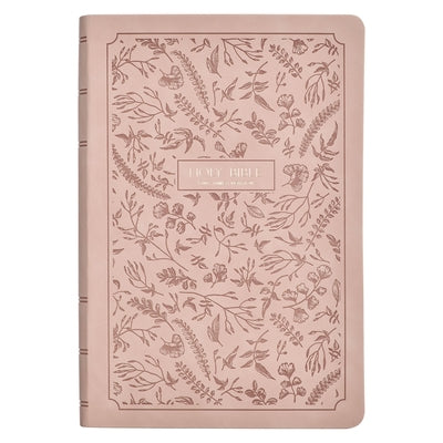 KJV Bible Giant Print Full-Size Faux Leather, Dusty Pink by Christian Art Gifts
