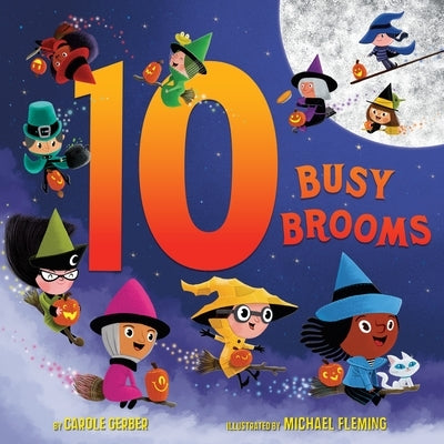 10 Busy Brooms by Gerber, Carole