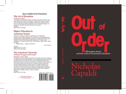 Out of Order by Capaldi, Nicholas