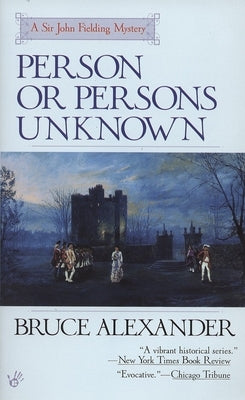 Person or Persons Unknown by Alexander, Bruce