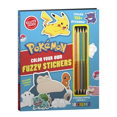 Pokémon Color Your Own Fuzzy Stickers by Klutz Press